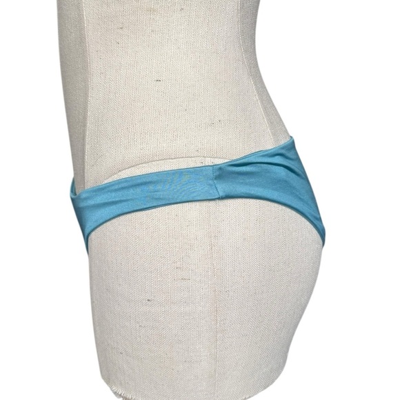Beach Bunny Kennedy Skimpy Bikini Bottoms in Dusty Blue Small - Picture 6 of 8